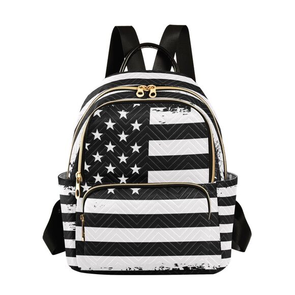black and white leather backpack bag For Men | Leather Backpack For Women | Leather College Backpack and raised face features Buy The Atlas Leather Backpack